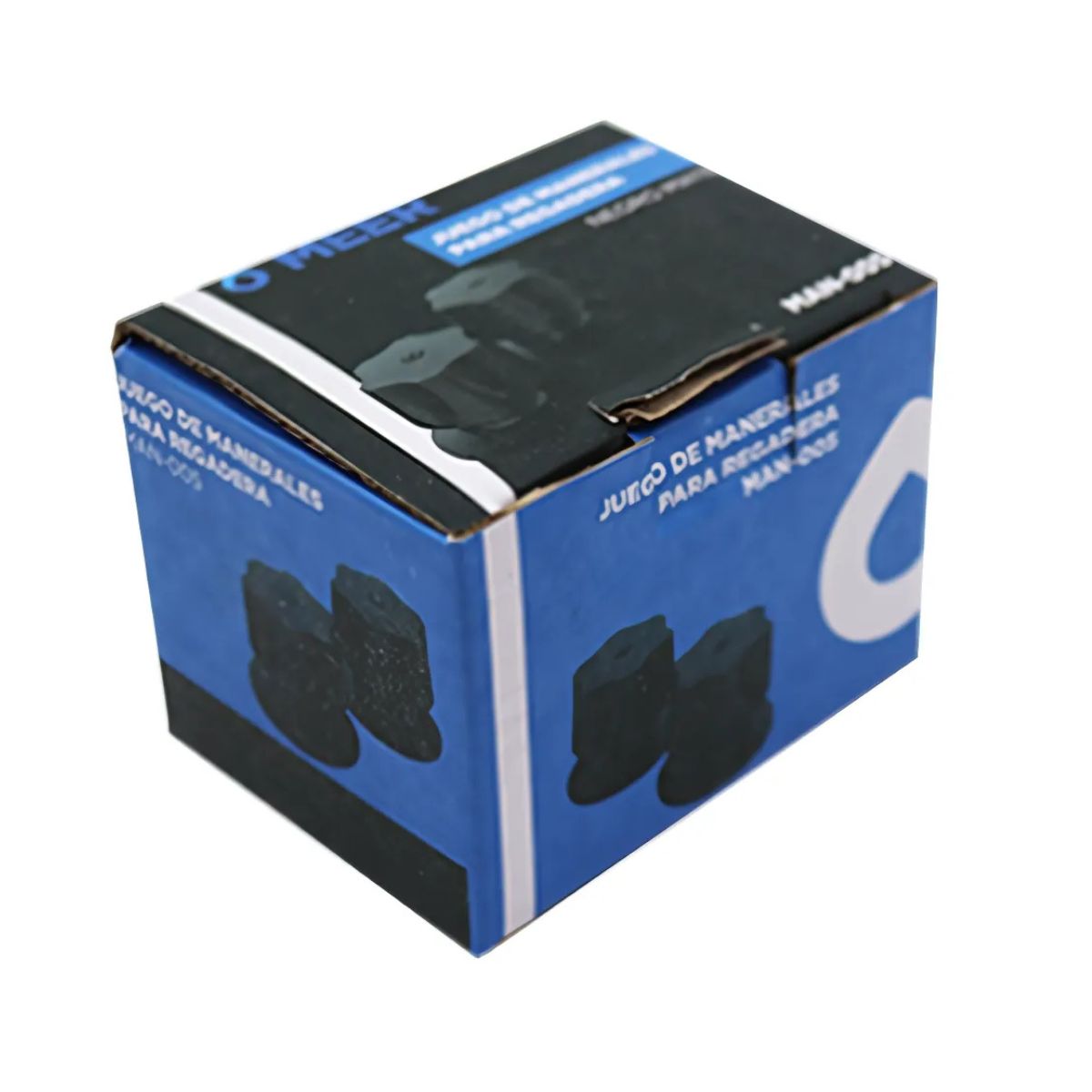 Juego Manerales Meer Regadera Color Negro Mate