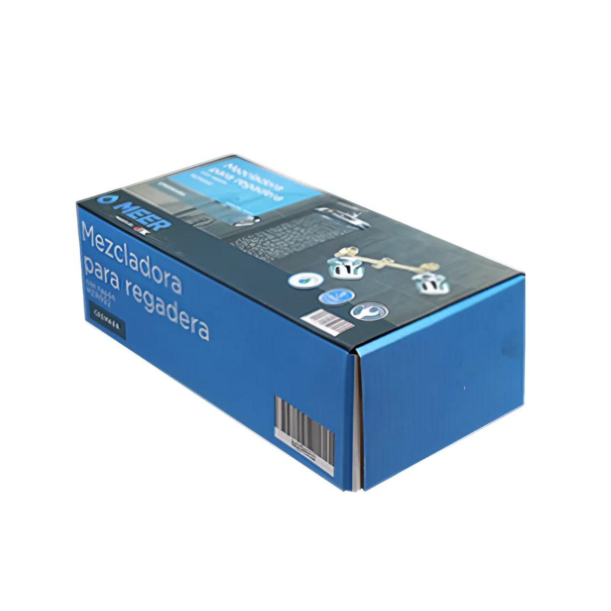 Mezcladora Para Regadera Con Tapón Meer Laton Baño