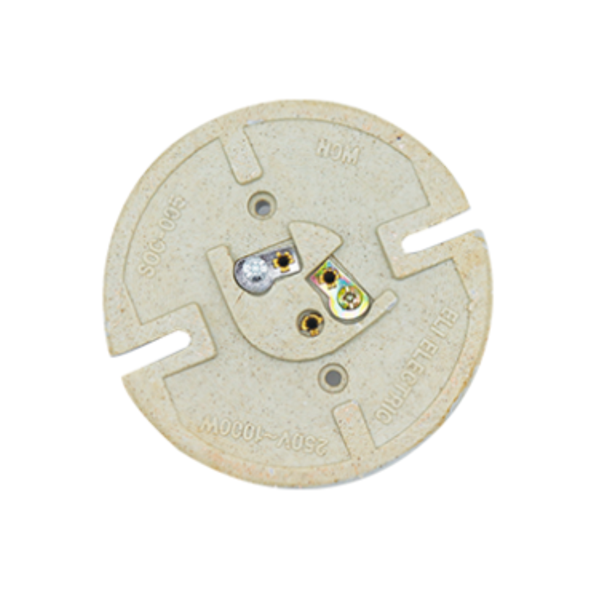 Socket Roseta Ceramica 4 1/2" Conexion Electric