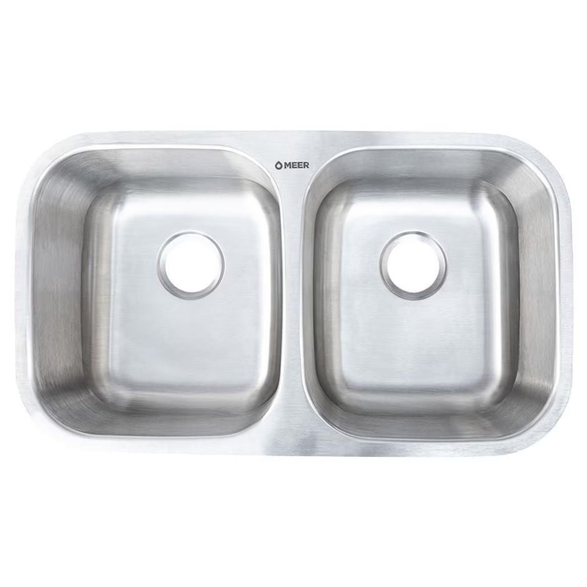 Tarja Doble MEER Submontar Acero Inoxidable 82 x 47 x 22