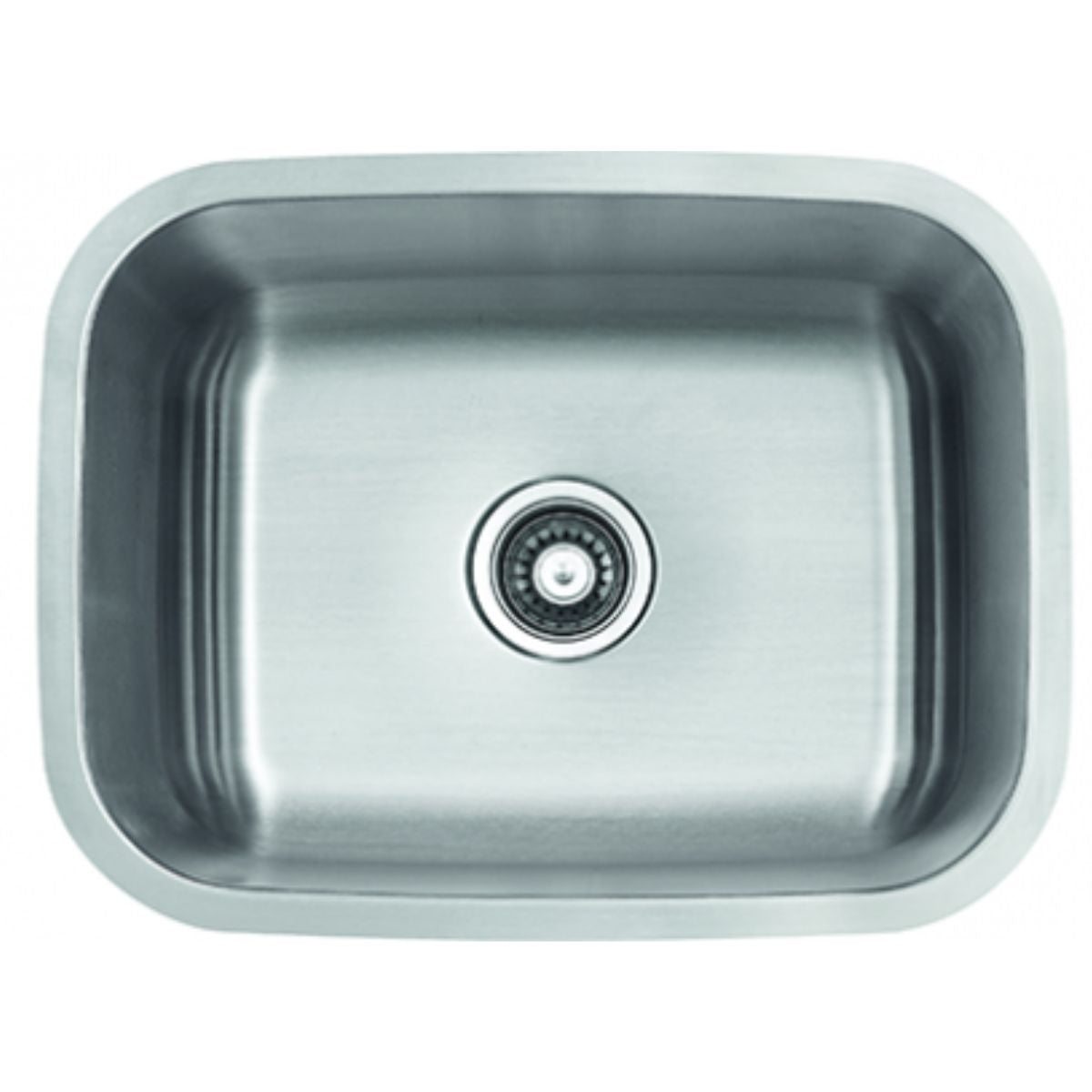 Tarja Sencilla MEER Submontar 59 x 45 x 22 Acero Inoxidable Cromada