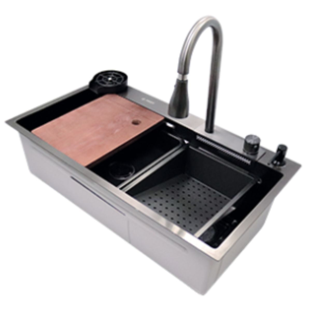 Set Tarja MEER Mezcladora Accesorios Empotrar Satinada