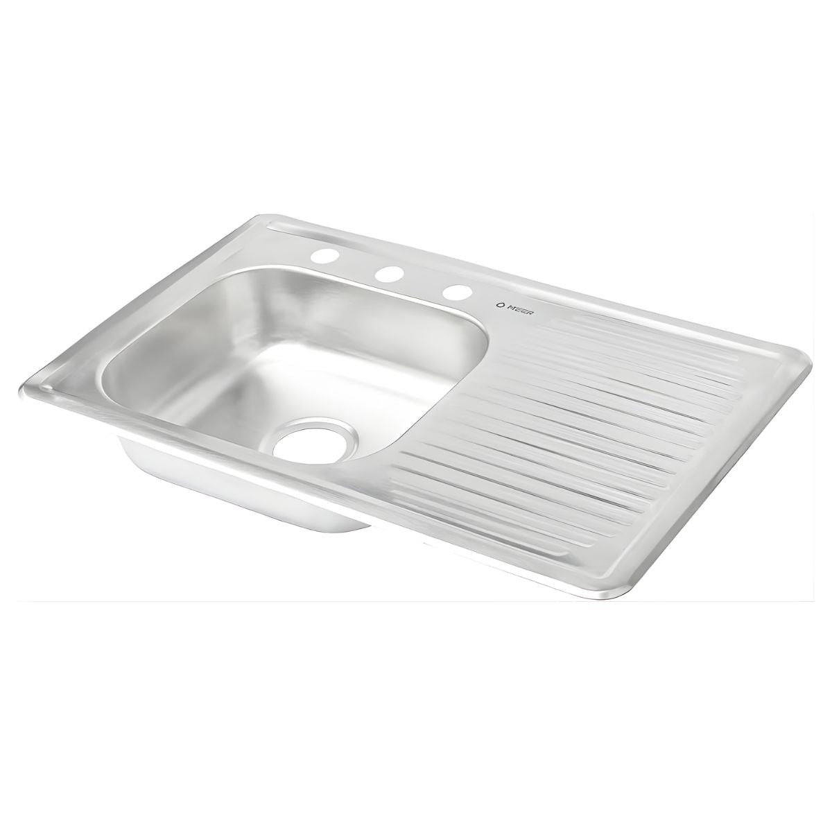 Tarja Sencilla Sobreponer Escurridero Derecho Meer 80 × 50 × 15 cm