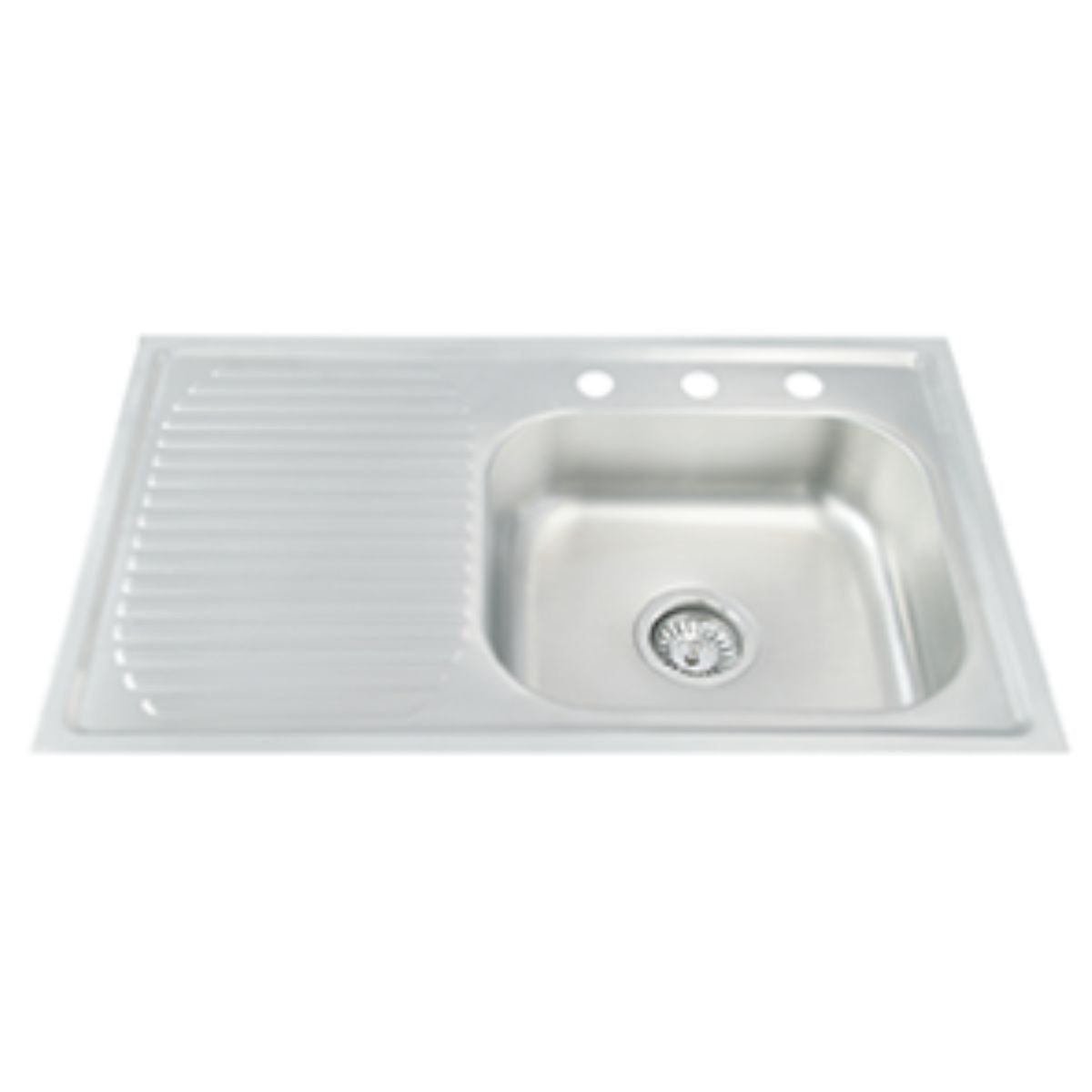 Tarja Sencilla Escurridor Izquierdo MEER Empotrable 80 x 50 x 15