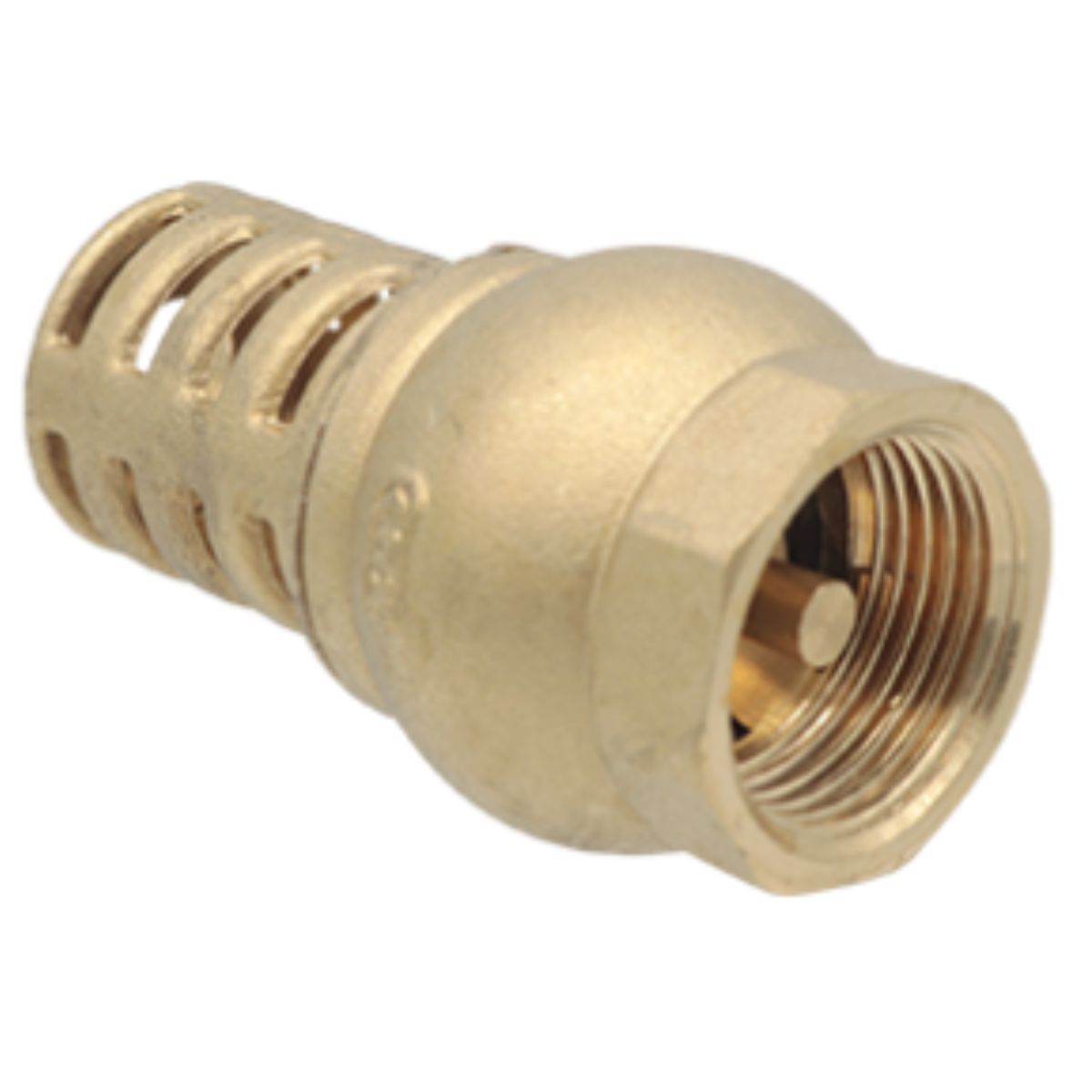 Valvula Pie CNX 3/4" Retencion Laton Agua