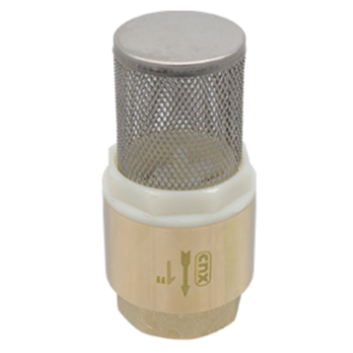 Valvula Pie CNX Resorte 1" Laton Agua