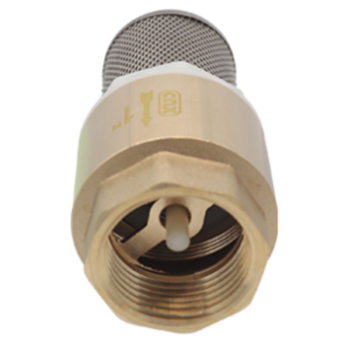 Valvula Pie CNX Resorte 1" Laton Agua