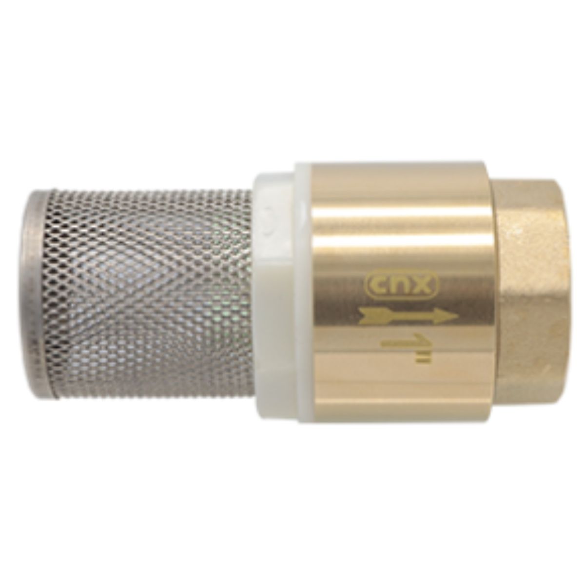 Valvula Pie CNX Resorte 1" Laton Agua