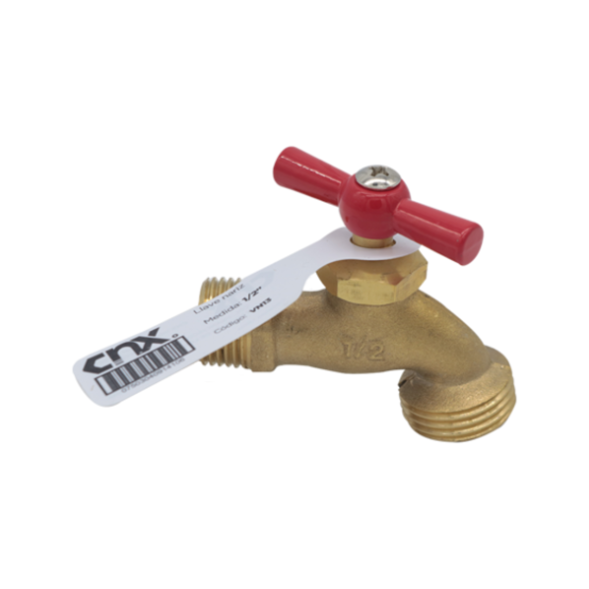 Llave Nariz 1/2" Latón Para Jardin Herramientas Ferreteria