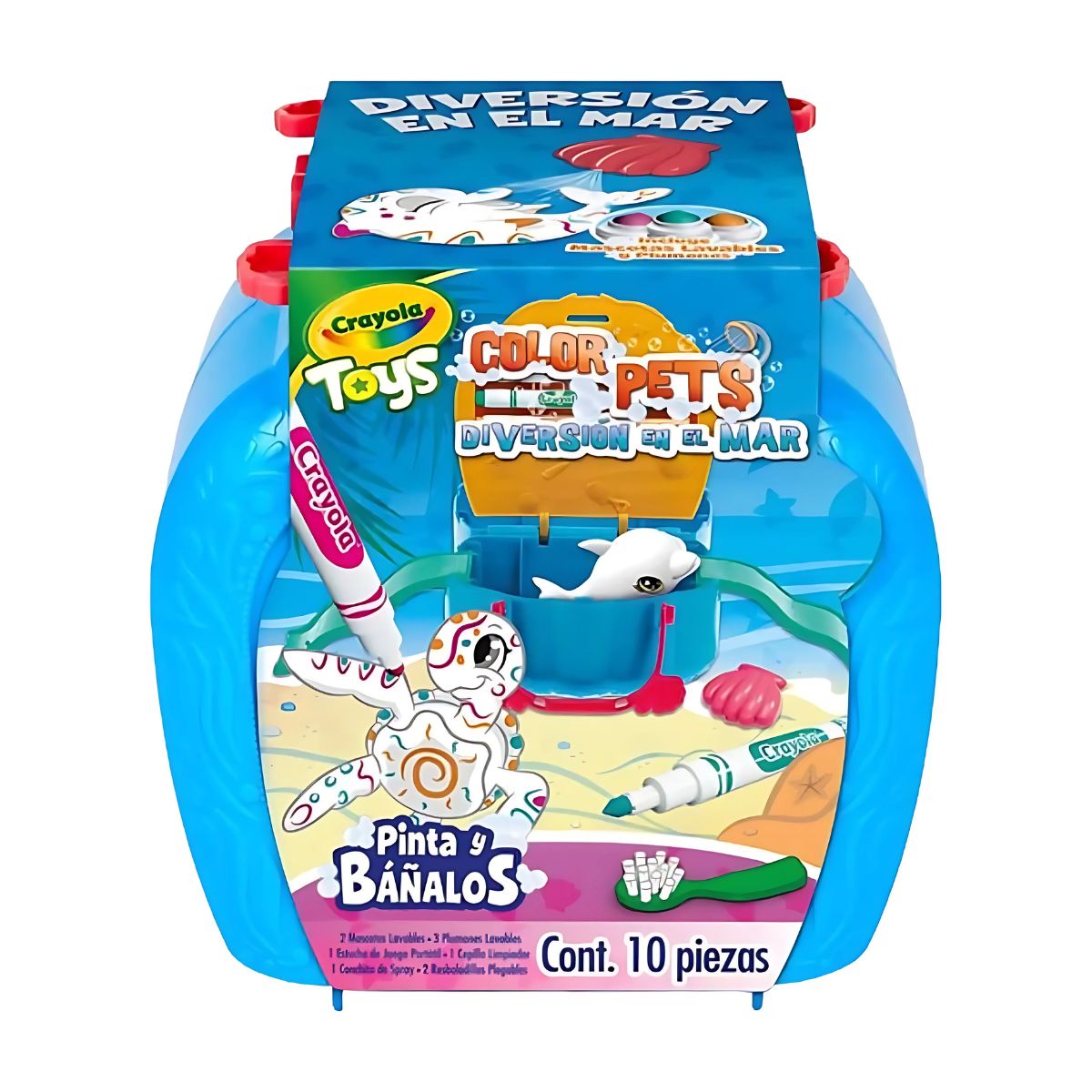 Color Pets Diversión En El Mar Crayola Toys Juguete Lavable