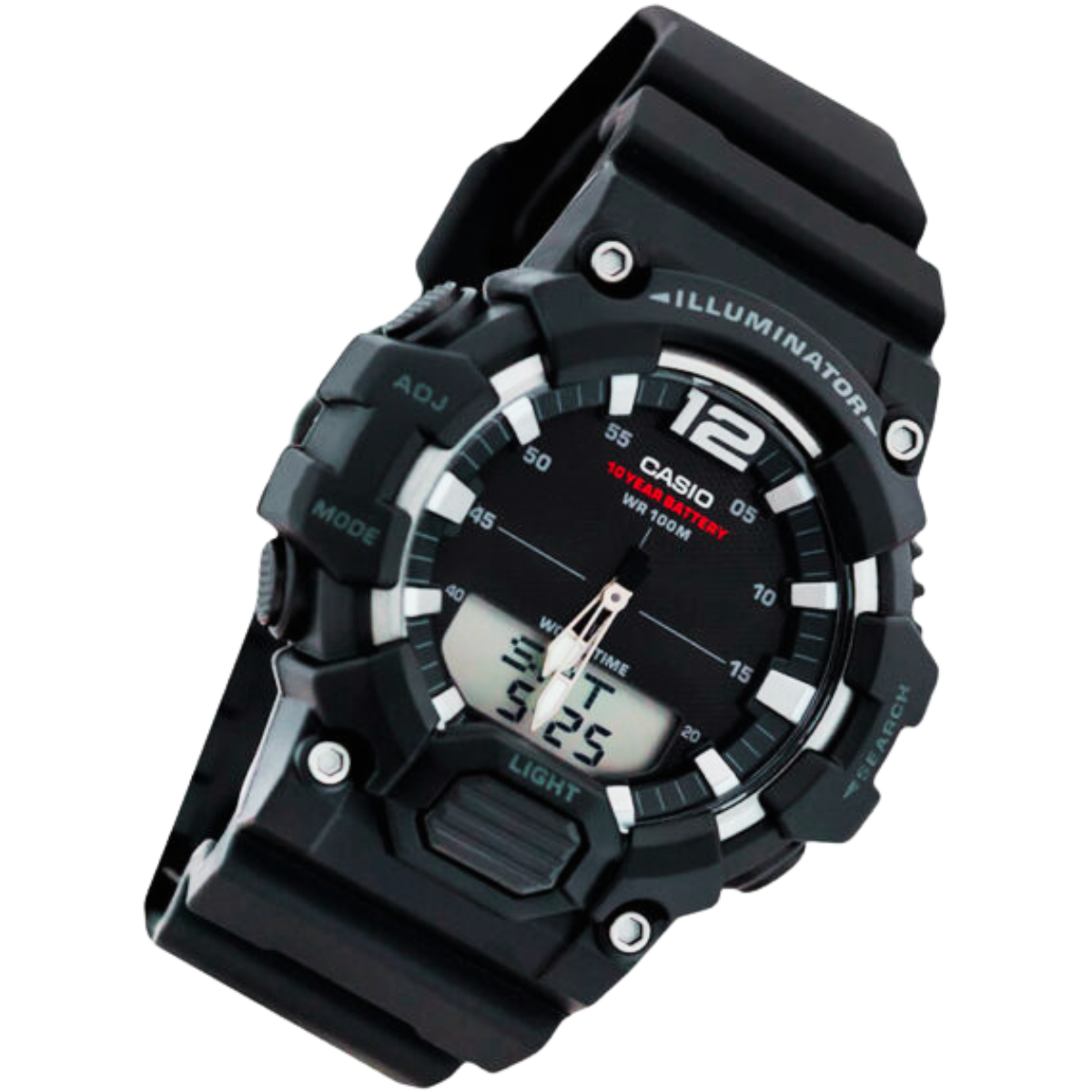 Reloj Casio Hdc-700-1av Resina Negro Plateado Illuminator