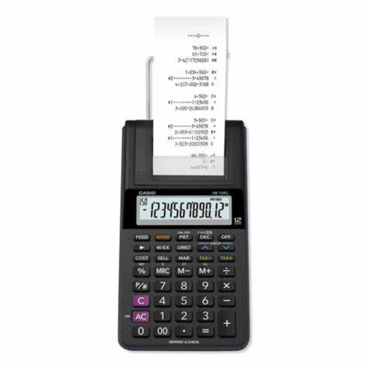 Calculadora Con Impresor Casio Sumadora Hr-10rc