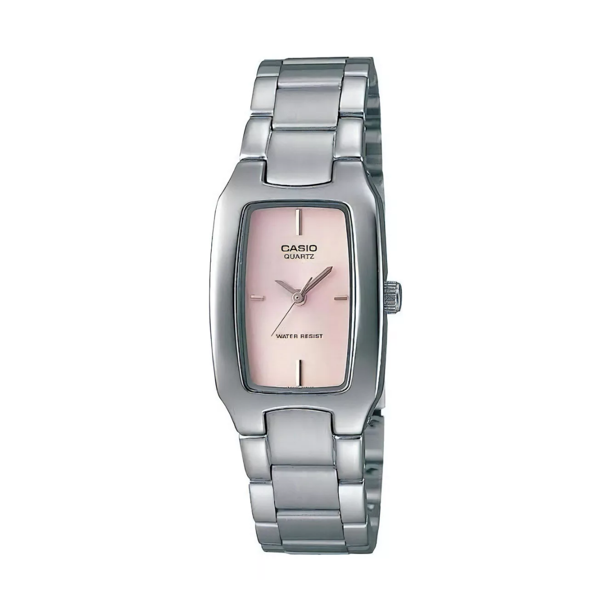 Reloj Casio Quartz Dama Ltp-1165a-4c Color/plateado/rosa