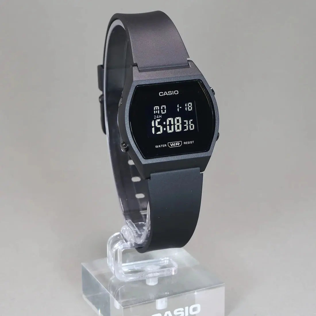 Reloj Digital Casio Lw-204-1b C/negro Deportivo Cronometro - Casio - vista lateral