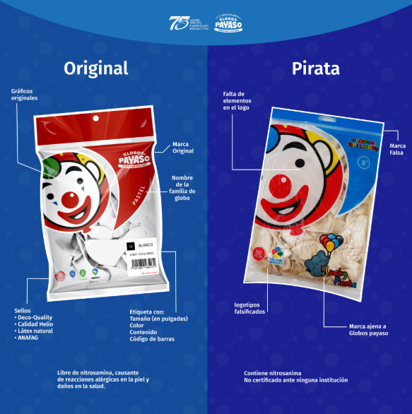 100pz Globos Payaso Surtido-zeppelin-pastel N° 270 Fiestas