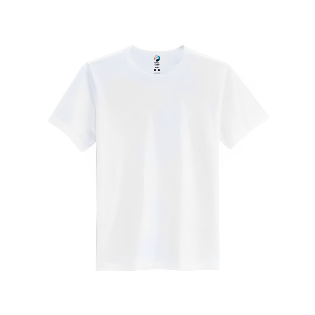 Playera Sublimación Blanca Tacto Algodón Color Make Caballero