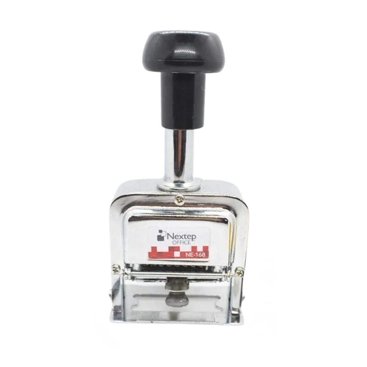 Foliador 6 Digitos Nextep Automatico Metal Tinta Negra