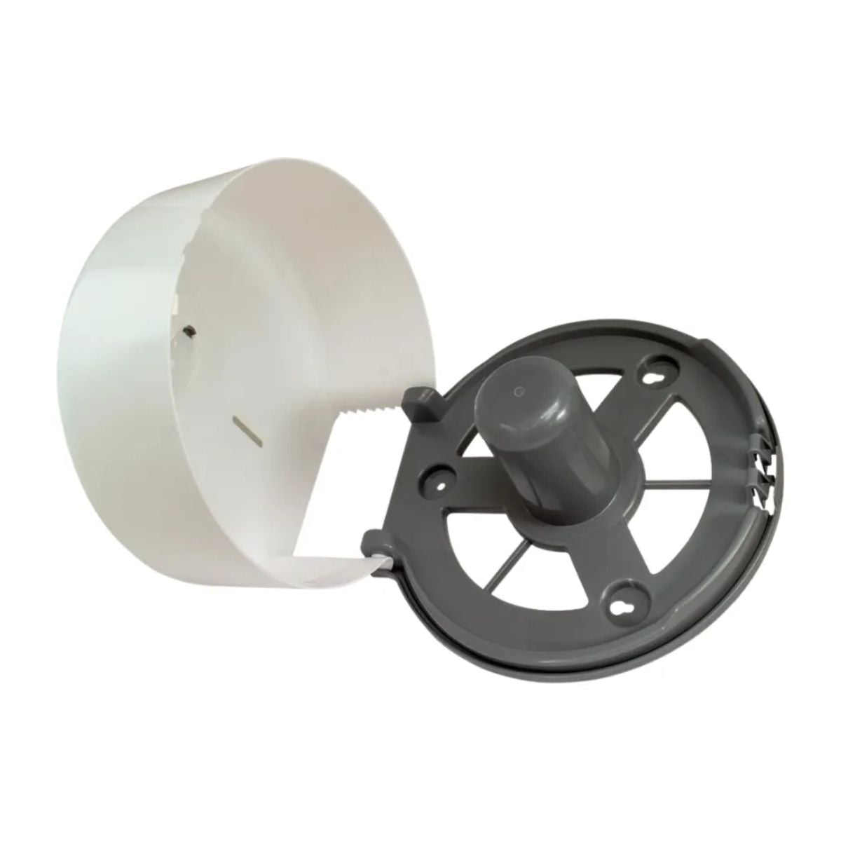 2 Pzs Despachador Papel Higienico Oval 300 M Blanco