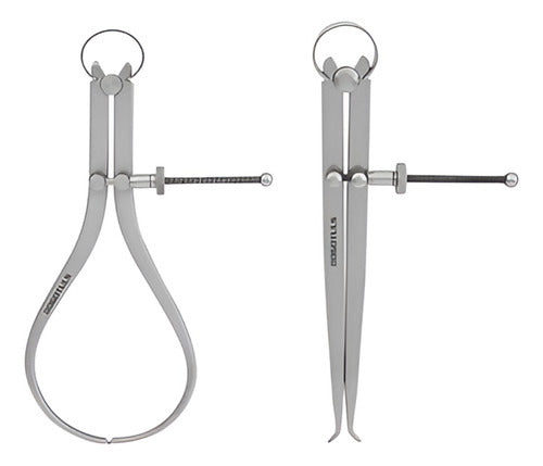 Set 2 Compas Interior Exterior 8´´ Dogotuls Tornillo Ajuste