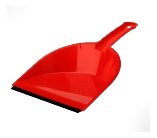 Recogedor Plastico Perico Quita Pelusa Colores Color Rojo