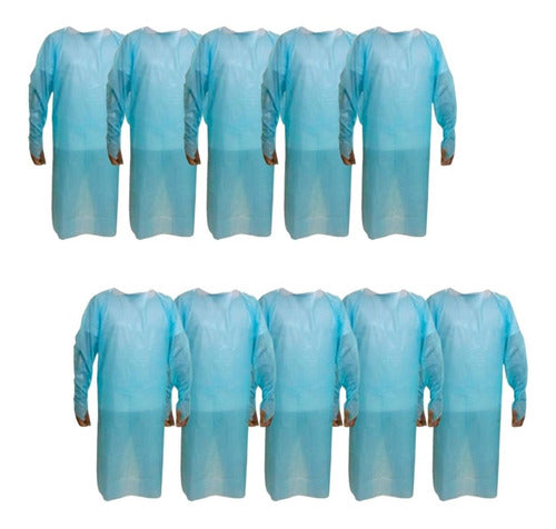 10 Batas Doctor Ajuste Dedo Pulgar Alyger Polietileno