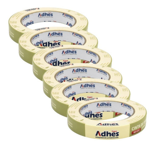 6pz Cinta Enmascarar Beige Adhes Masking Tape 50 M