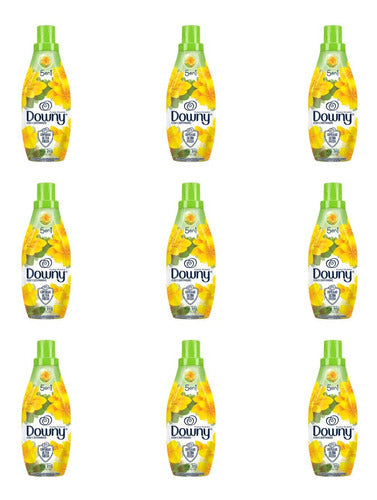 9 Pz Downy Pureza Silvestre Suavizante De Telas 700 Ml