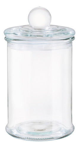 Frasco Brocal Vidrio Almacenamiento Canica 2.5 L Cocina