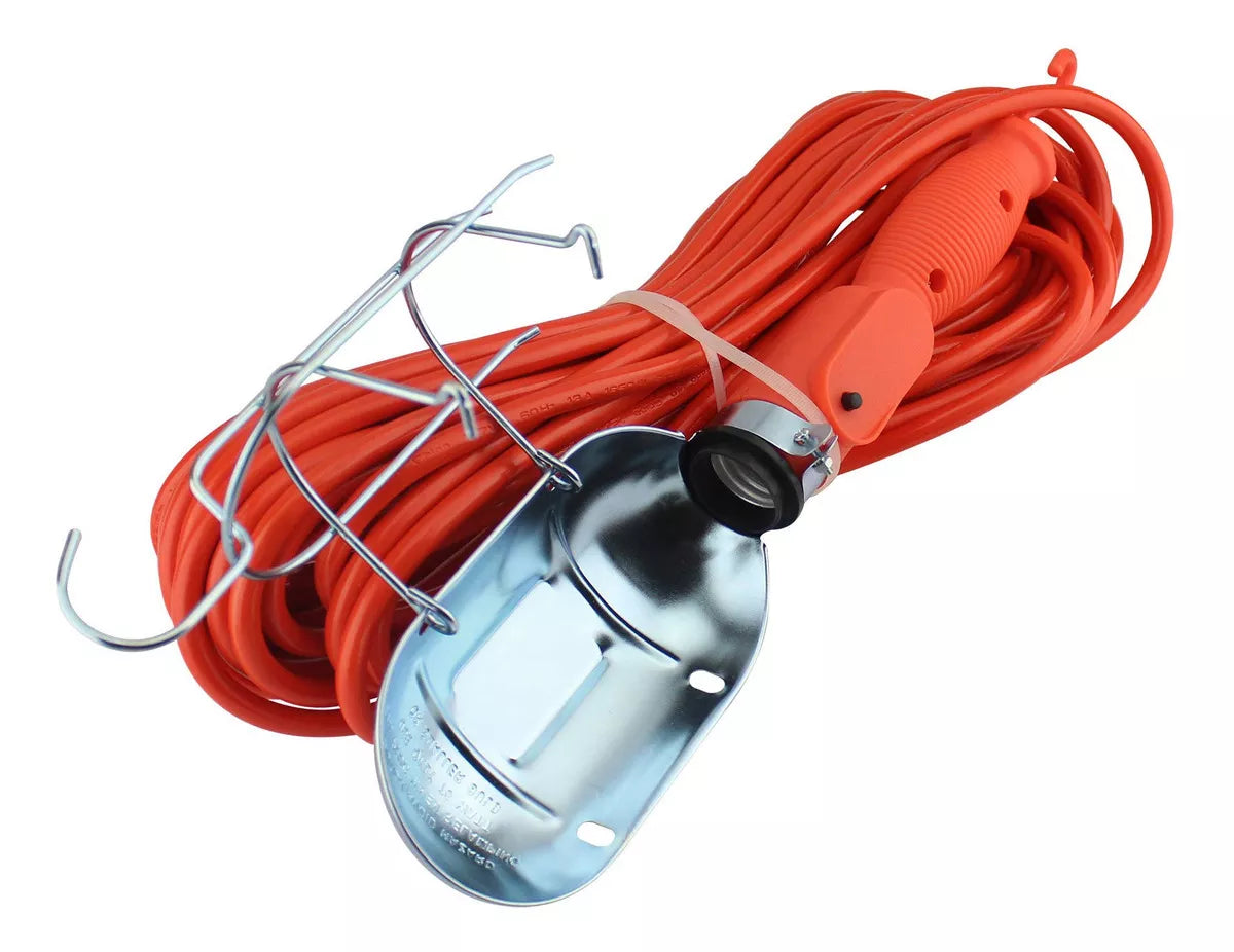 Lámpara Sanelec Taller Metálica Reforzada Extensión 15m 2282