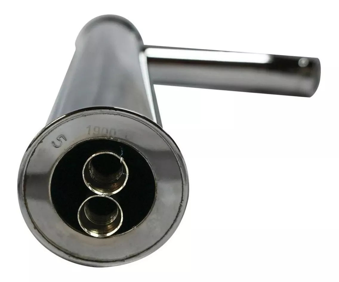 Llave Lavabo Mezclador Monomando Hidroflud Alta Cromado 30cm