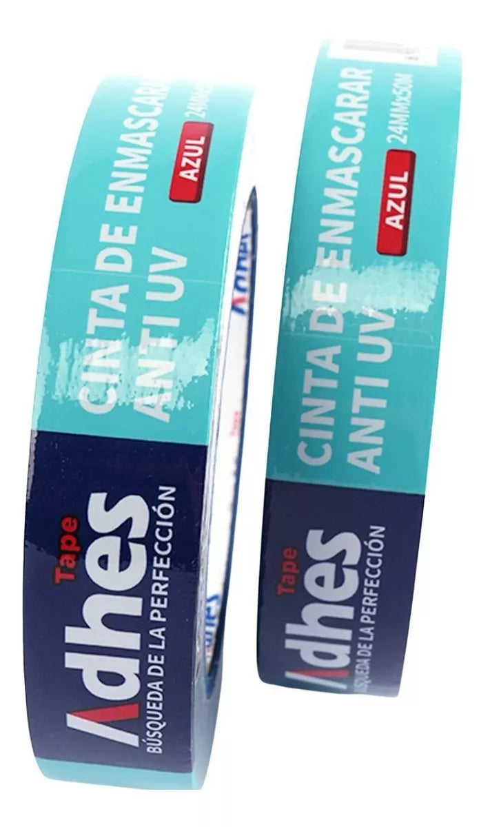 Cinta Enmascarar Azul Anti-uv Adhes 24mm X 50m Masking Tape