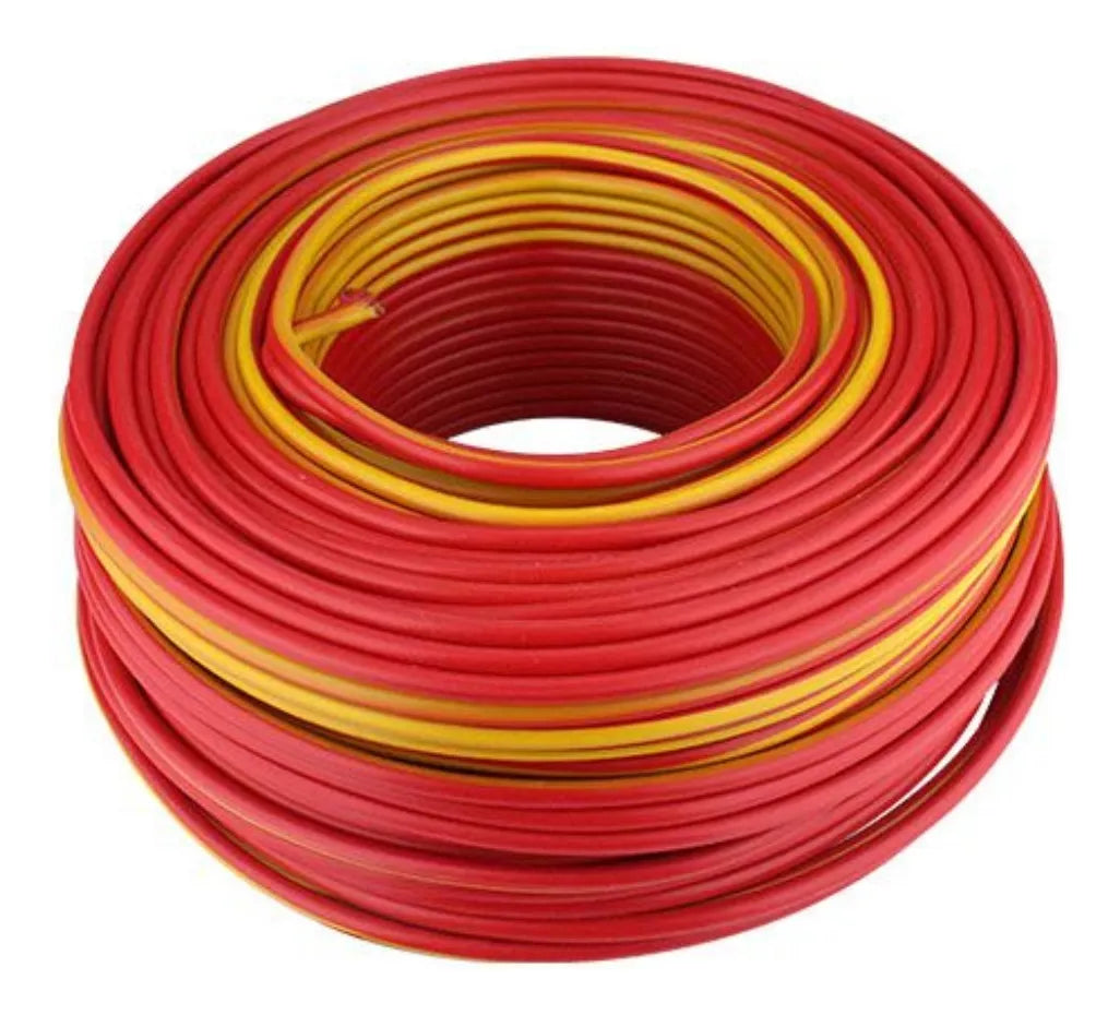 100 Metros Cable Ligero Keer Calibre 8 Awg Rojo Antiflama