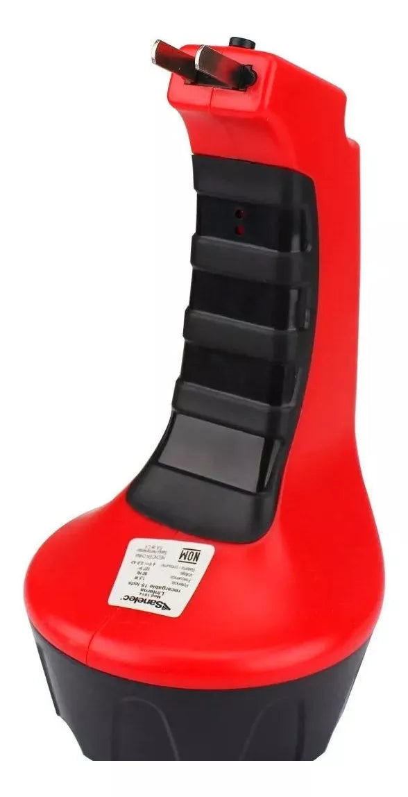 Linterna Recargable Portátil Sanelec 15 Leds Cuerpo Abs 1614