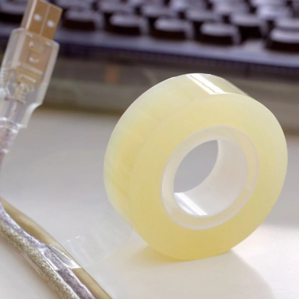 10pz Cinta Adhesiva Janel Transparente 12mm X 33m Rollo