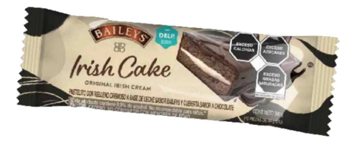 Pastelito Relleno Colosseo Amico C/crema Baileys 390gr 10 Pz
