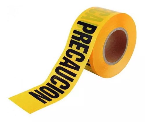 Cinta Señalización Precaución 305m X 75mm Santul Amarillo
