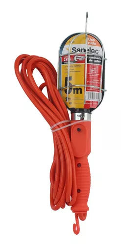 Lámpara Sanelec Taller Metálica Reforzada Extensión 5m 2280