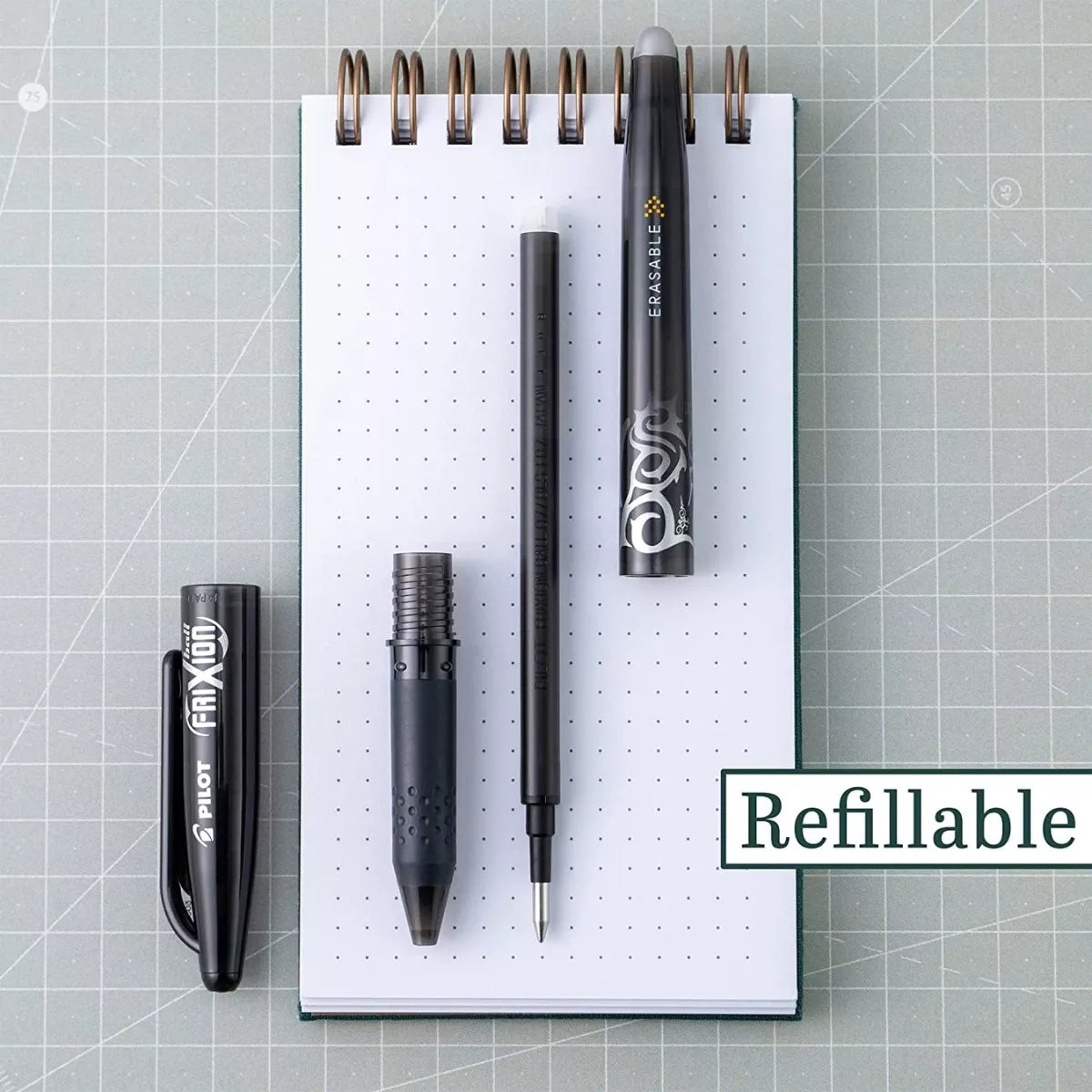 Set 3 Bolígrafo Plumas Pilot Frixion Ball Tinta Borrable Gel