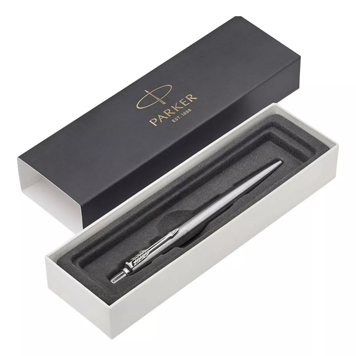 Bolígrafo Jotter Acero Inoxidable Cromado Pluma Parker Ct