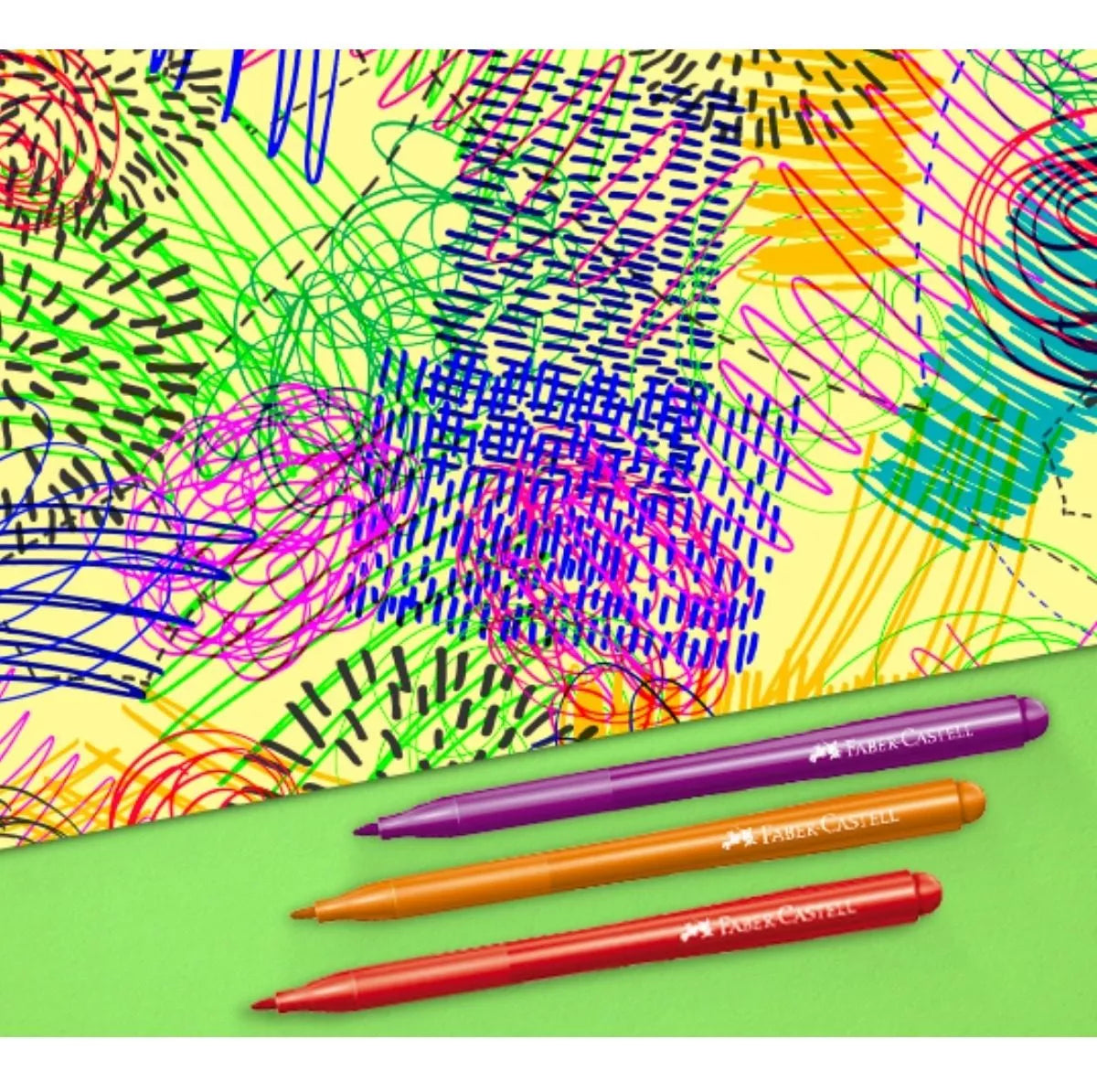 Plumones de Colores Faber Castell Fiesta Lavable 60 Pz - MarchanteMX