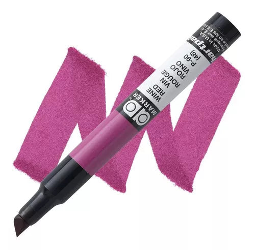 Marcador Plumon Chartpak Ad Marcadores Color A Escoger Color Wine Red P90