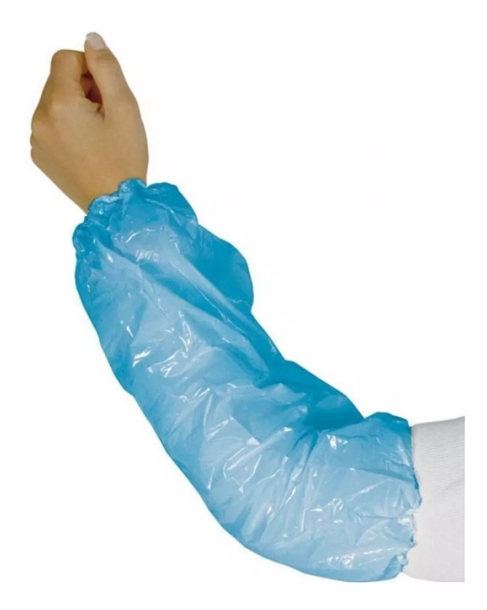 100 Cubre Manga Protector Polietileno Liga Ajustable Alyger