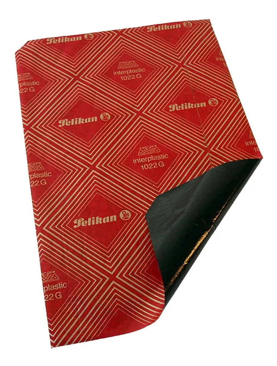 100 Hojas Papel Carbón 1022g Carta Pelikan Interplastic