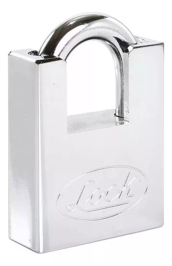 Candado Antipalanca Lock Doble Cerrojo 40 Mm Llave Disco