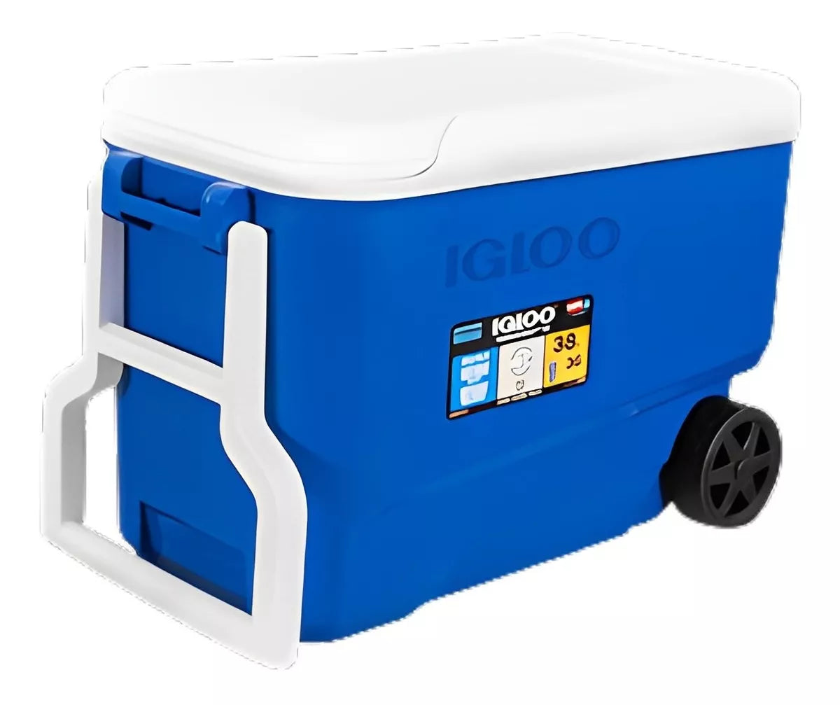 Hielera Portatil IGLOO Asas Llantas Resistente 36lts