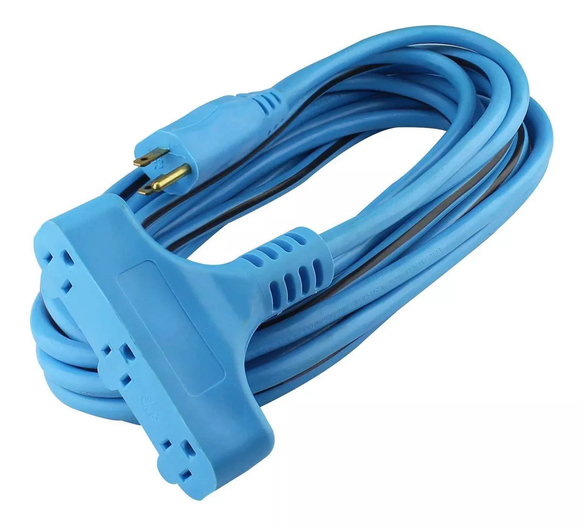 7m Extensión Eléctrica Azul Power Block Sanelec 3 Conductores