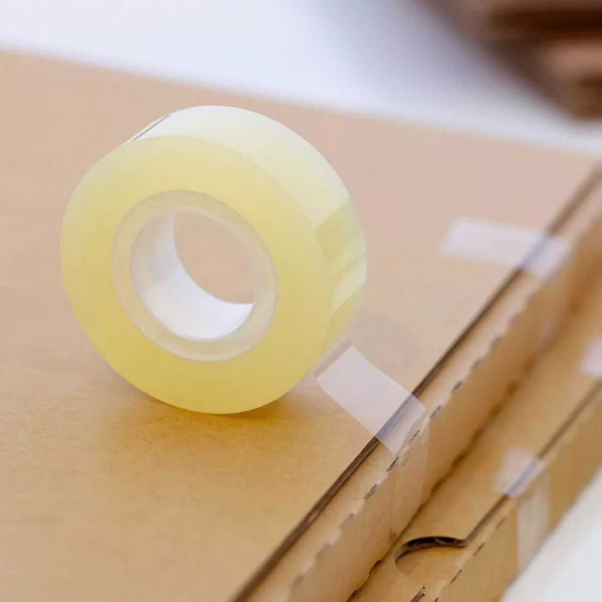 10pz Cinta Adhesiva Janel Transparente 12mm X 33m Rollo