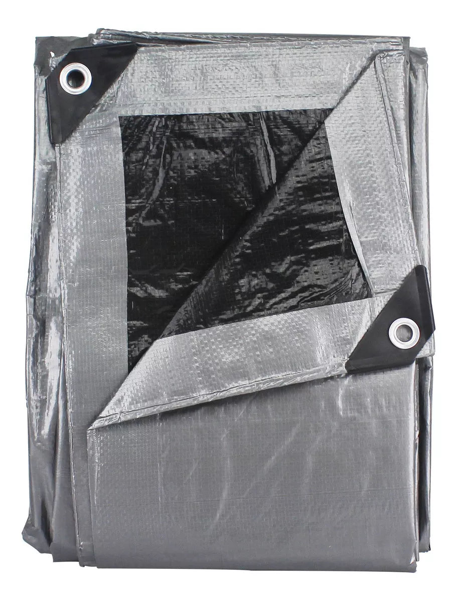 Lona Uso Ligero Reforzada Santul Polietileno 3x3m Gris 5494