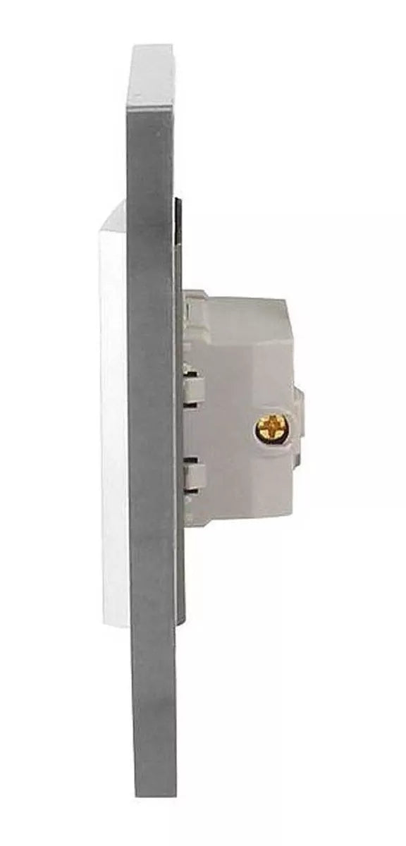 Placa Boton Timbre Sanelec 4644 Cordoba Acero Inoxidable