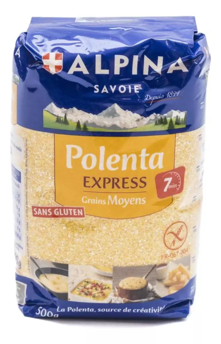 Polenta Quick Cooking Alpina Savoie 500g Bolsa Grano Francia
